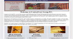 Desktop Screenshot of centrallawgroup.net