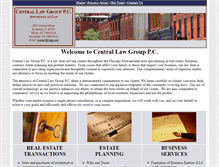 Tablet Screenshot of centrallawgroup.net